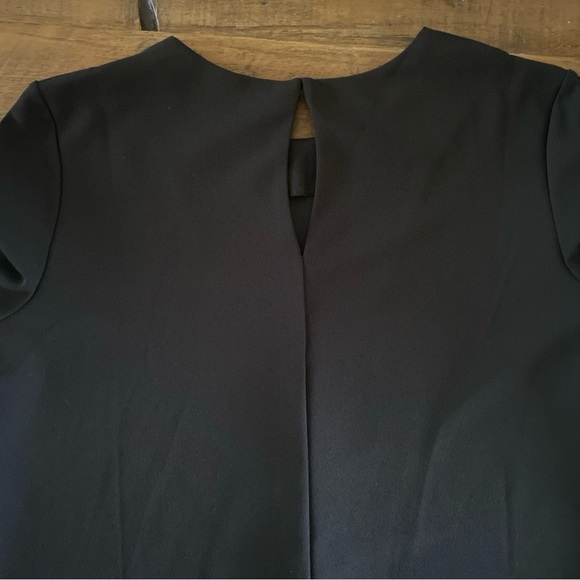 NWOT ABS Collection Black Dress with 3/4 Bell Sleeves, Large - Picture 5 of 7